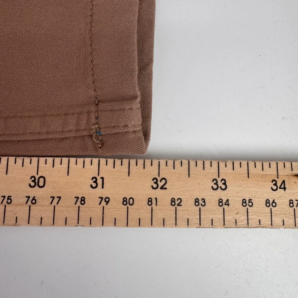 Mugsy Belmonts Chino‎ Pants Mens 35x32 Brown Stretch Cotton Blend K6PNBG